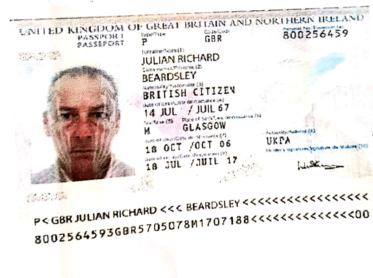 Scam Alert - Mr Julian Richard Beardsley