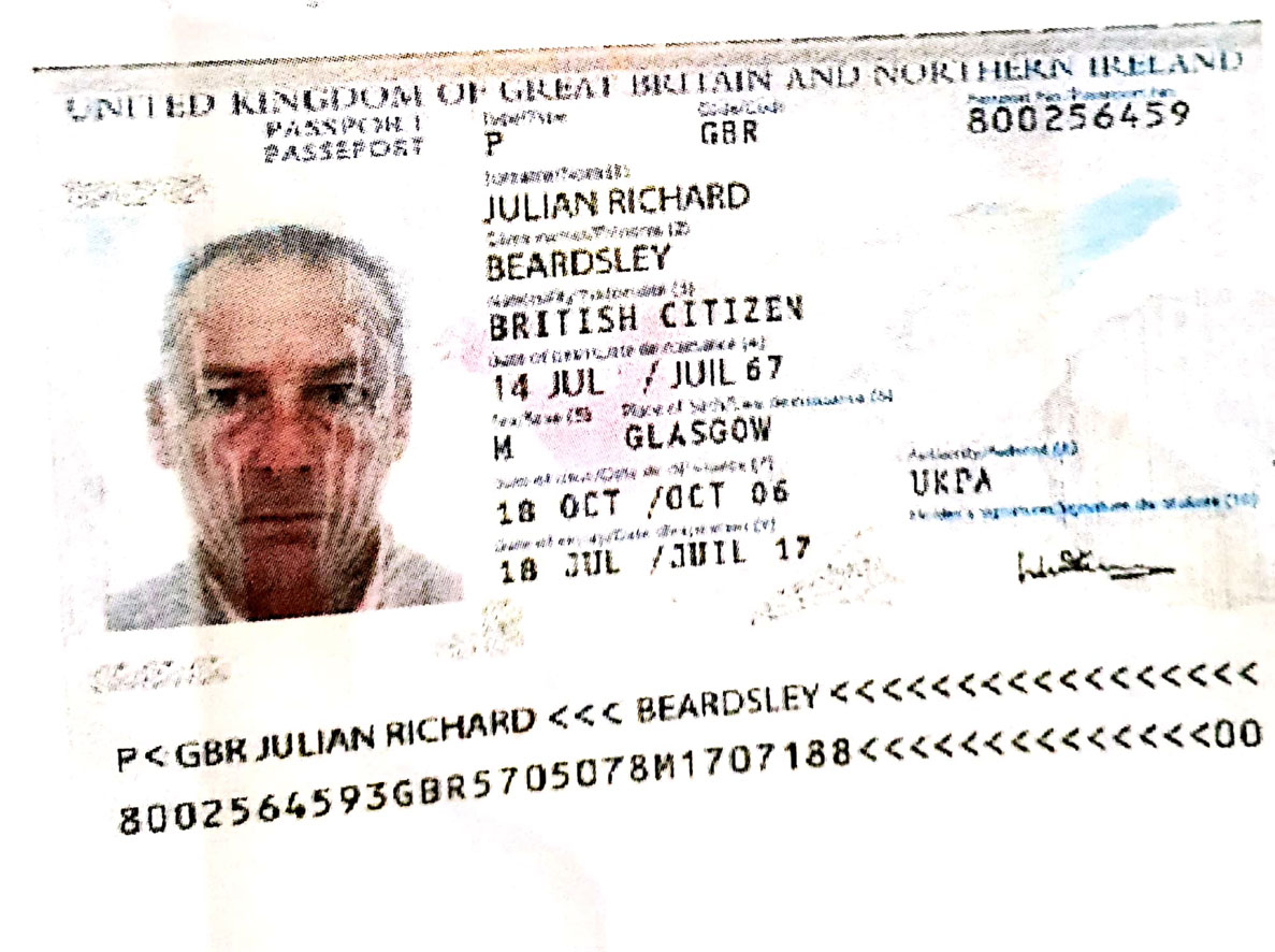 Scam Alert – Mr Julian Richard Beardsley