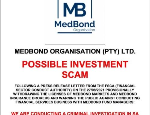Medbond Organisation (PTY) Ltd – Possible Investment Scam