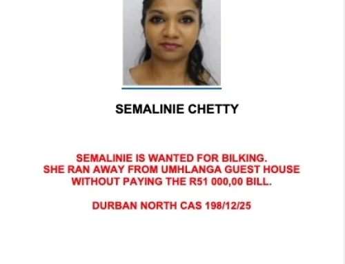 Scam Alert – Semalinie Chetty